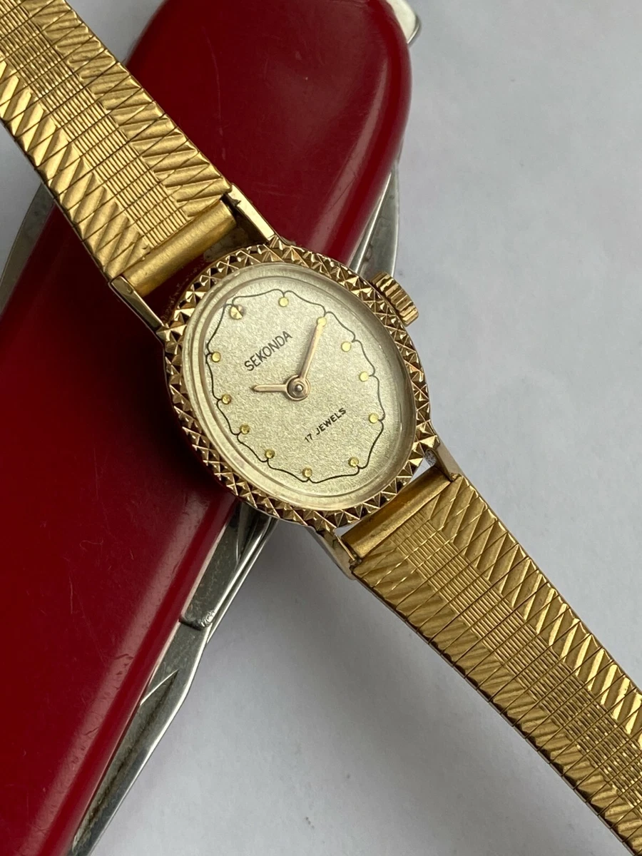 VINTAGE WOMEN S RUSSIAN WATCH SEKONDA 17 JEWELS TOP SALE RRR