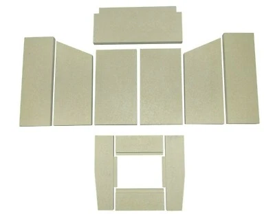 OFENTECHNIK FISCHER Brennraum Feuerraumauskleidung 703 Opos Alero 2 Ersatzteil Steine für Hark