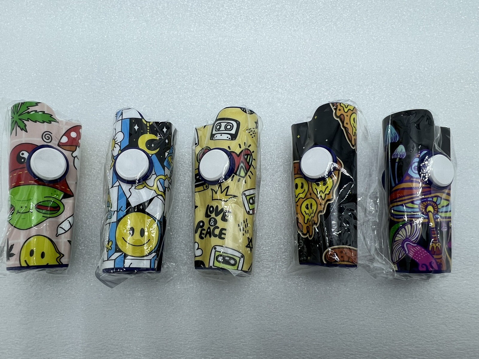 FLKR LYTR FIDGET SPINNER Bic Lighter Case 5 Pack - New
