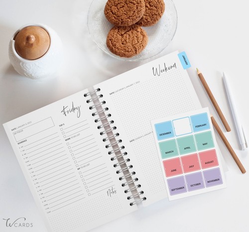 Academic Planner Dated Daily Monthly 2023-2024 Personalized with Name - Picture 6 of 17