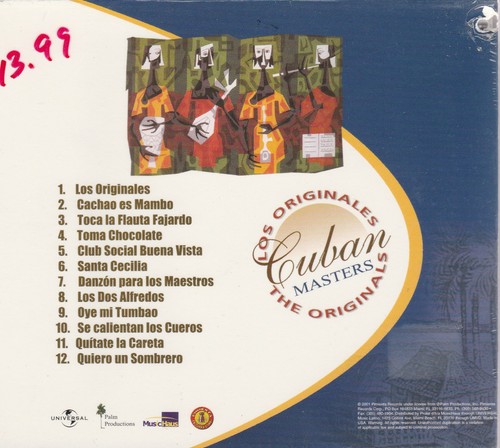 Cuban Masters - Los Originales - Rare Brand New Demo CD - 1217 - Picture 2 of 2