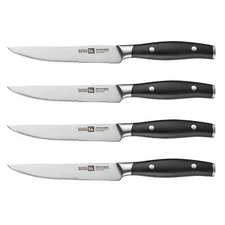 Klaus Meyer Arcelor Exclusive High-Quality German Steel 4 Piece Steak Knife Set