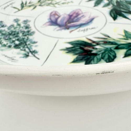 Williams Sonoma HERBS Pasta Serving Bowl 12-3/4" Diameter - Picture 6 of 18