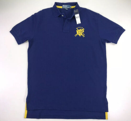 Polo Ralph Lauren Embroidered Polo Shirt Vintage Mens Medium NWT
