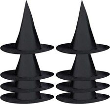 8 PCS Halloween Witch Hats Witch Costume Accessory for Halloween Cosplay Party,