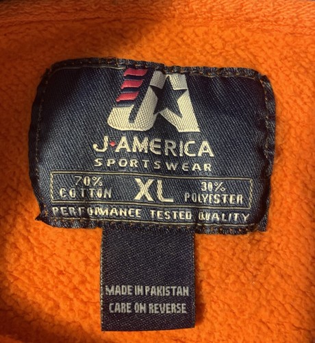 Vintage Florida Gators Hoodie Patch XL Pullover J America Sportswear Orange/Blau - Bild 3 von 6