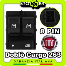 Pulsantiera Alzacristalli Interruttori Vetri e Portellone FIAT DOBLO CARGO 8PIN