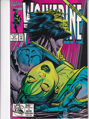 WOLVERINE Vol. 2 # 57 Late July 1992 MARVEL Comics - Cylla