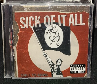 Call to Arms by Sick of It All  (CD, Feb-1999, Fat Wreck Chords)*BROKEN Case 