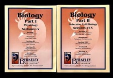 Set of 2~The BERKELEY Review MCAT BIOLOGY~Par...