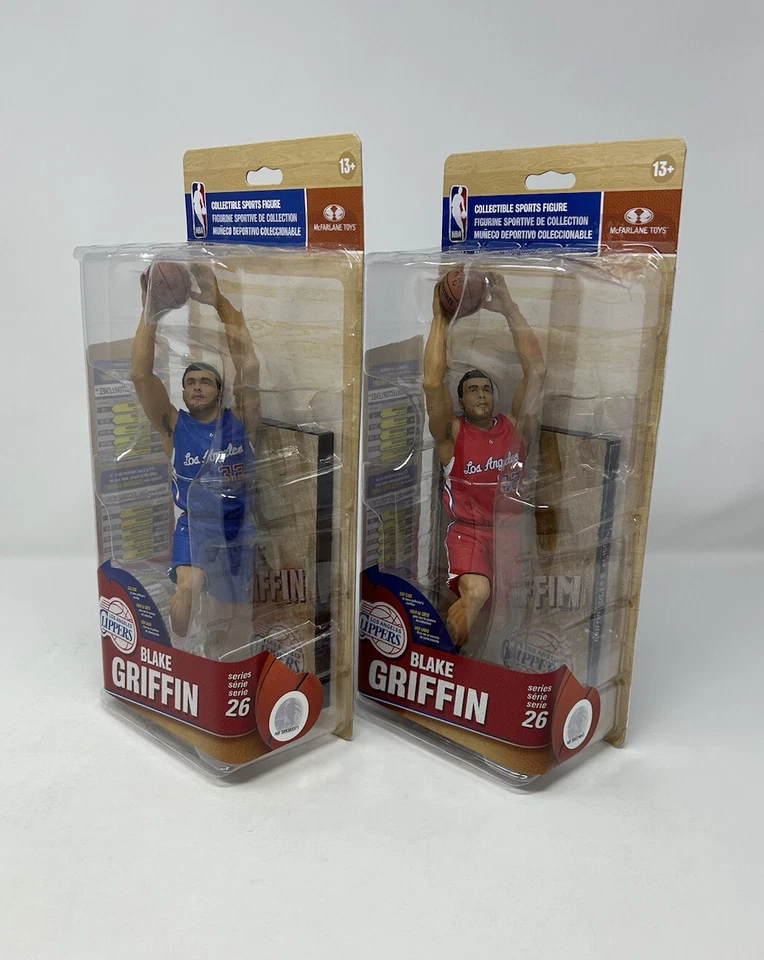 Lote de figuras McFarlane de Blake Griffin LA Clippers serie NBA 26 con variante #662/1500 Foto 2 de 4