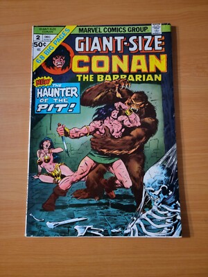 Giant-Size Conan The Barbarian #2 ~ Fein FN ~ 1974 Marvel Comics