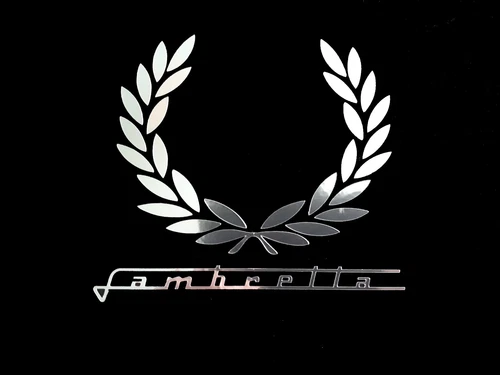 Lambretta laurel decal sticker chrome scooter northern soul trojan mod