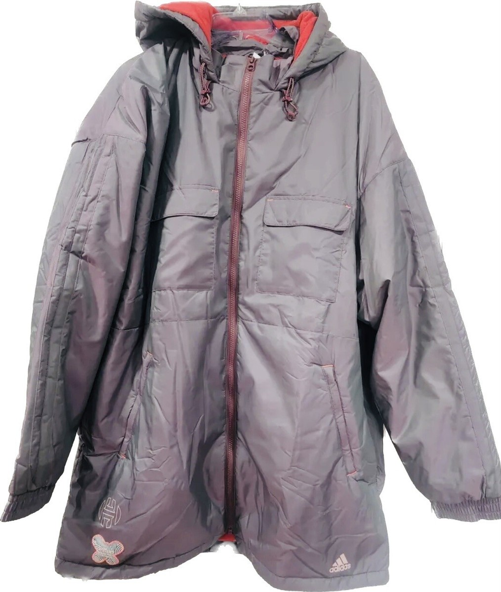 ADIDAS x JAMES HARDEN XL PUFFER JACKET $180 NWT DS FULL ZIP HB5421 