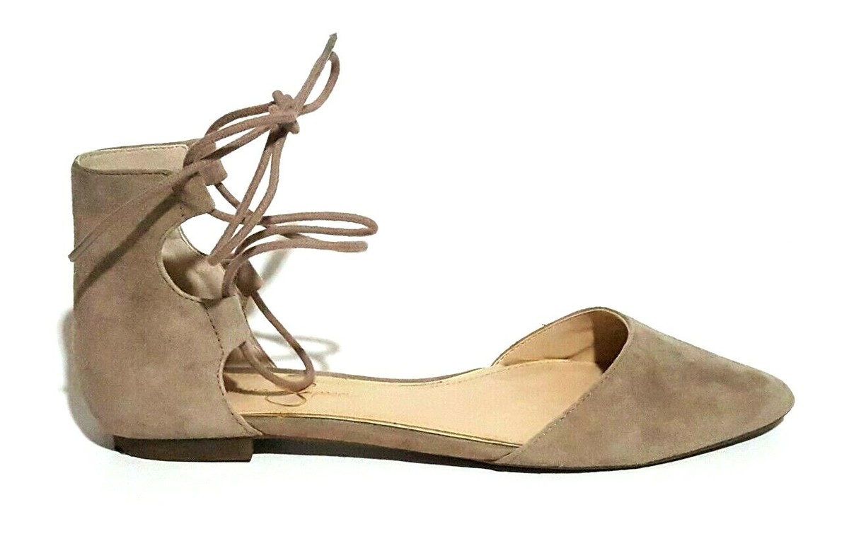 jessica simpson suede flats