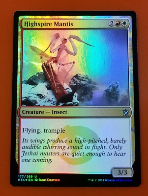 1x Highspire Mantis | FOIL | Khans of Tarkir | MTG Magic Cards