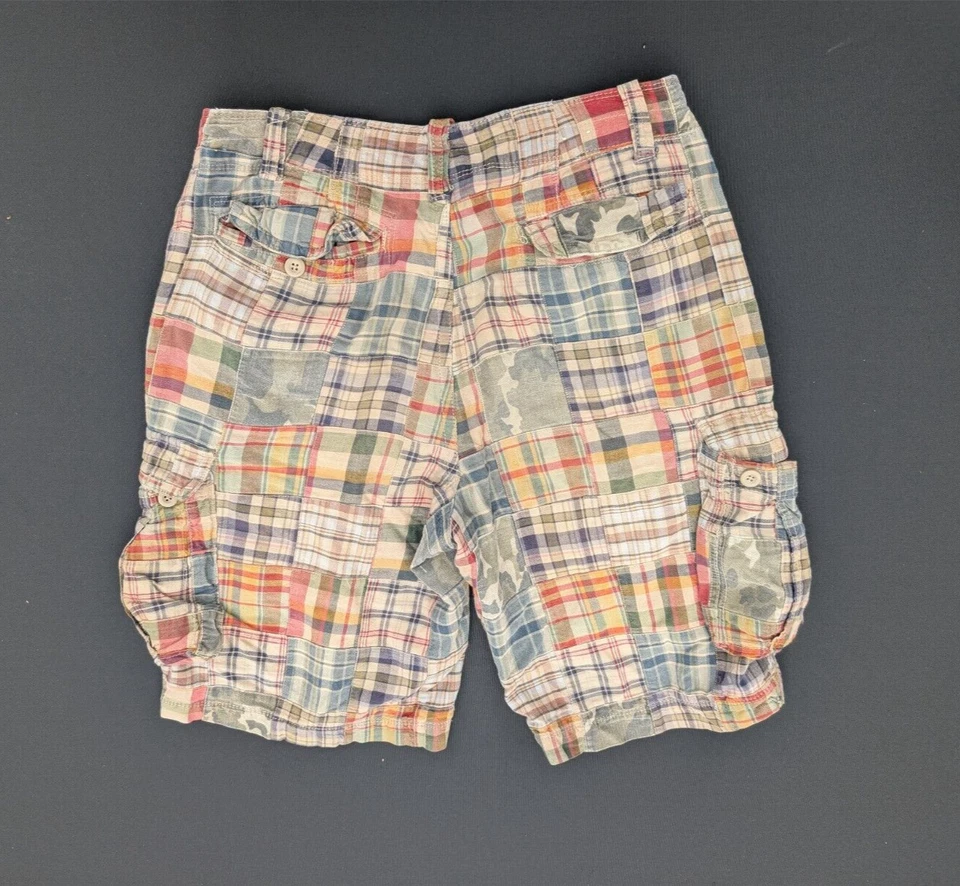 Pantalones Cortos Arizona Camo Cargo Madras Talla 33 Foto 2 de 4