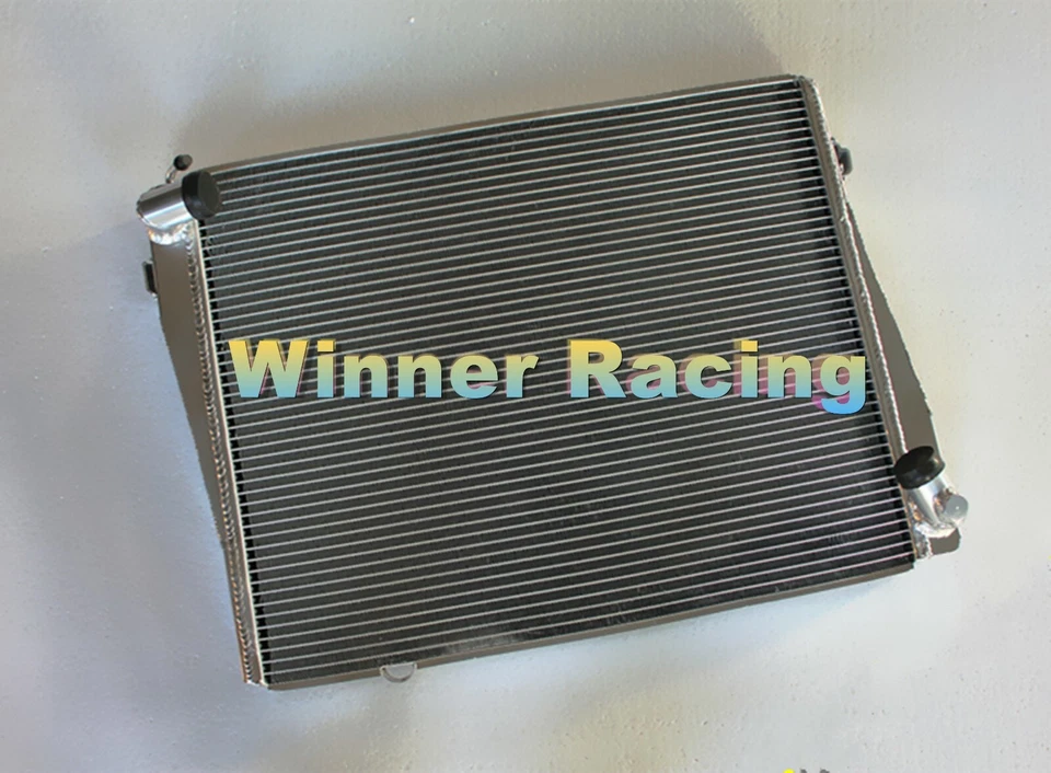 Radiador de aluminio Fit BMW Serie 5 E12 525/528/528I/530I/2.5CS-3.0CSL M30 MT Foto 2 de 4