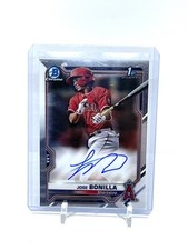 JOSE BONILLA 2021 Bowman Chrome 1st Prospect Auto Autograph #CPA-JBO ROOKIE RC