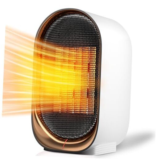 Space Heater,1500W Mini Energy Efficient Space Heaters for Indoor Use,3 White-image