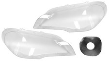 BMW X5 E70 2006-2013 SCHEINWERFERGLAS SCHEINWERFER GLAS MIT KLEBER RECHTS LINKS 