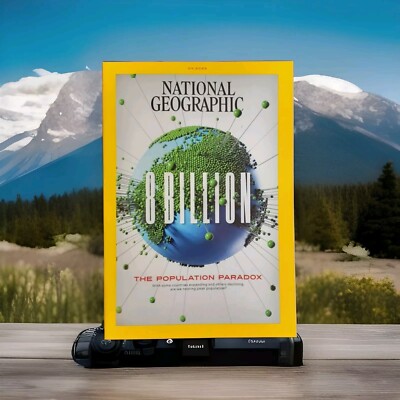 NATIONAL GEOGRAPHIC MAGAZINE. APRIL 2023 ISSUE. 8 BILLION THE POPULATION PARADOX