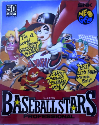 Neo Geo BASEBALL STARS Carton Box Neogeo | eBay