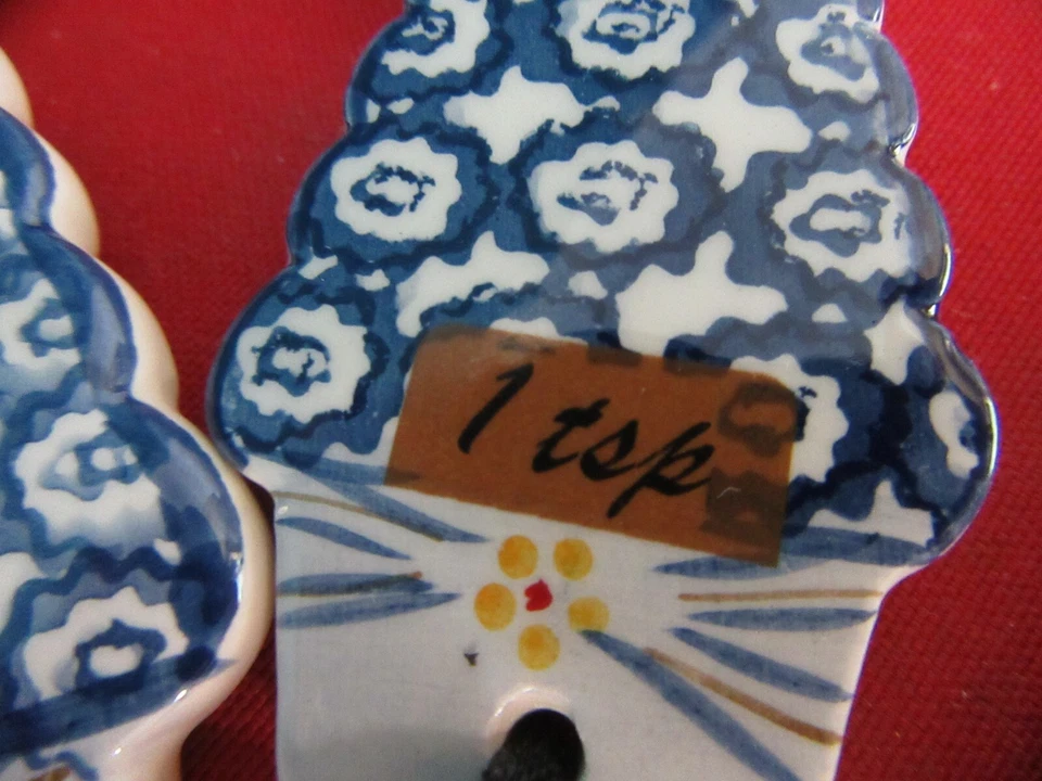 814.  Temp-tations by Tara Ceramic Measuring Spoons Set of 4   Old World - Image 3 of 4