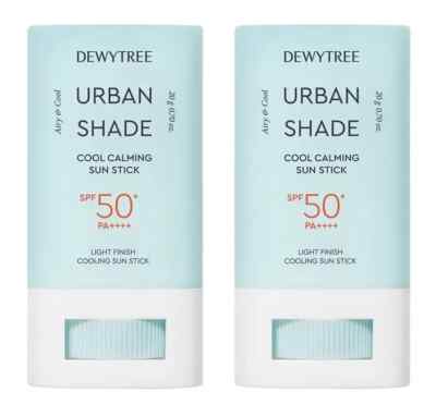 DEWYTREE Urban Shade Cool Calming Sun Stick SPF50+ PA++++ | 20g x 2 | Velvet Fin