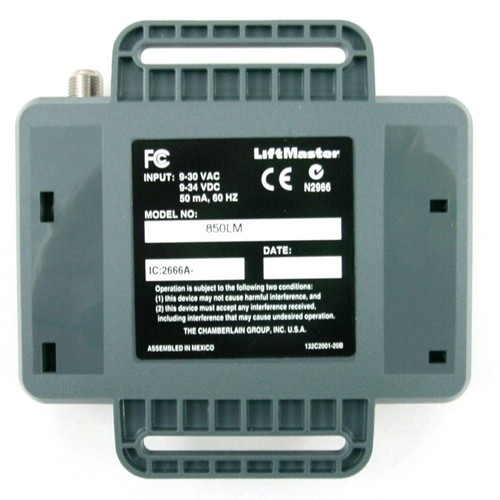 LiftMaster 850LM Universal Gate Receiver Security+ tri-band 310Mhz ...