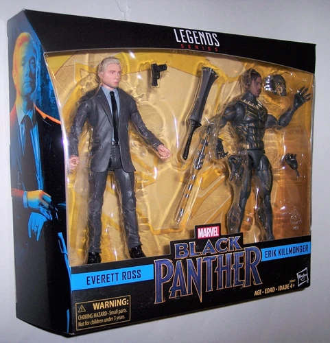 Marvel Legends Pantera Negra EVERETT ROSS & ERIK KILLMONGER Paquete de 2