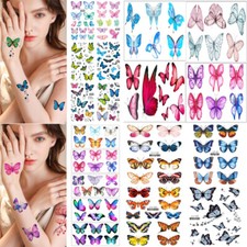 Butterfly Waterproof Temporary Tattoo Sticker Fake Tatoo Body Art Arm Wom  