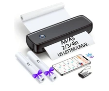 A80 Portable Thermal Printer USB-C 216mm Paper Width Wireless Printing