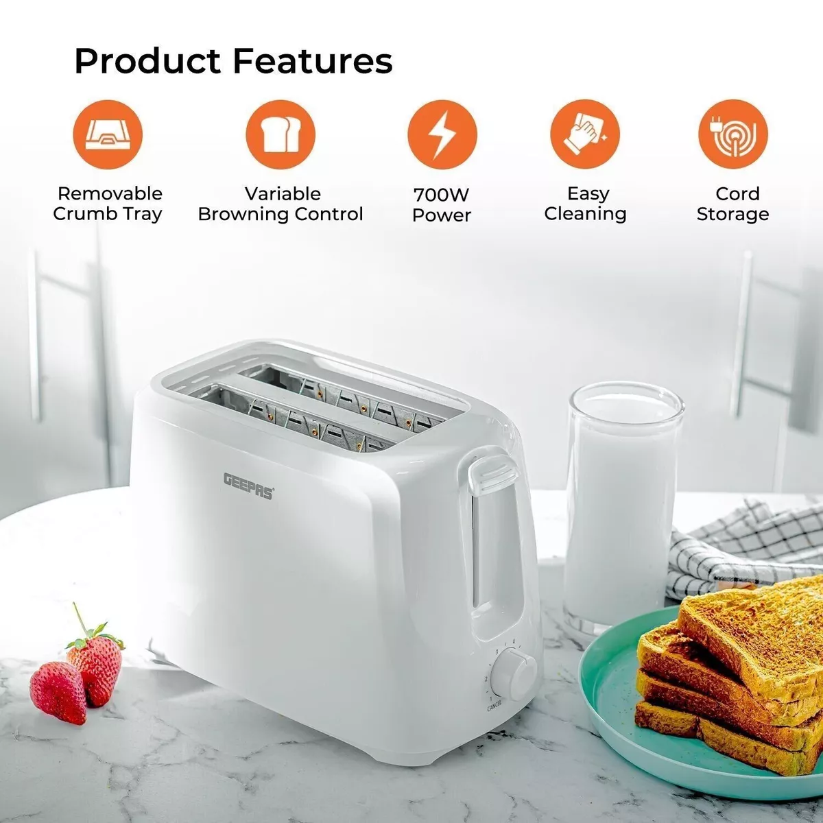 Toaster for top thick bread