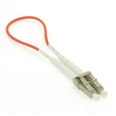 LC OM2 Multi Mode 50/125 Fiber Optic Optical Loopback Tester Cable Cord Orange