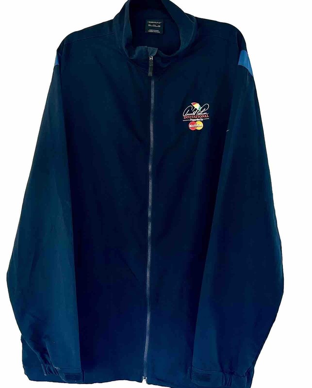 Arnold Palmer Invitational Jacket /Full Zip/ Navy Blue/ XXL / Nike Golf Windbrkr