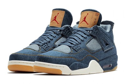 Jordan 4 Retro ''LEVIS DENIM'' 2018 - AO2571-401 Men's Size US 7-12