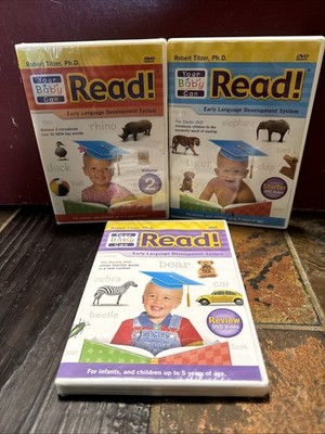 Your Baby Can Read! 3-DVD Set   Starter,  Volume 2 & Review   Early Learning