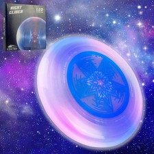 Eastgoing Outdoor Disc 175 Gram LED Light Up Flying Disc.Glow in The Dark Fly...