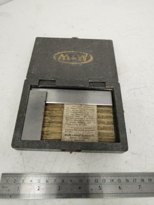 Moore & Wright No 401 4'' Set Square Grade AA