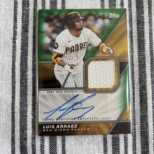 2026 Topps Series 1 - Luis Arraez - Major League Material Auto Relic /99 