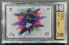 CALEB WILLIAMS BGS 10 PRISTINE 2024 PANINI ONE #CB-CWS ROOKIE COLOR BLAST RC SP