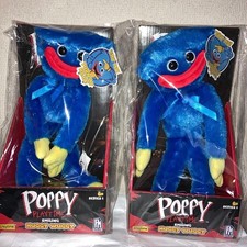 Poppy Playtime Huggy Wuggy 14  Changing Face Plush Dolls   Set of 2 w/ Tag  Box