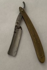Rare Wade  Butcher "Celebrated Washington" 9/16 Straight Razor Vtg Blade