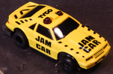 Vintage Tyco Jam Slot Car Ford Mustang Yellow Black Slot less HO 1991 NOS