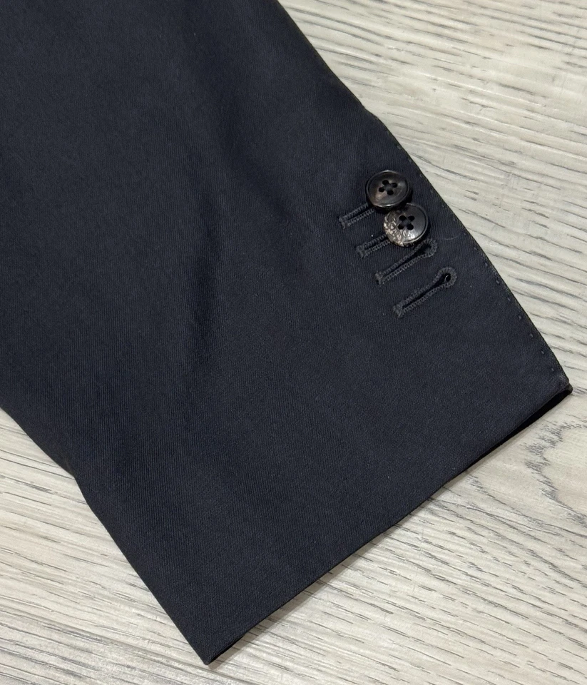 Chaqueta Boglioli Inteligente Informal Negra Tejida Suave 100% Lana K Talla 56 (46 EE. UU.) $1600 Foto 3 de 4