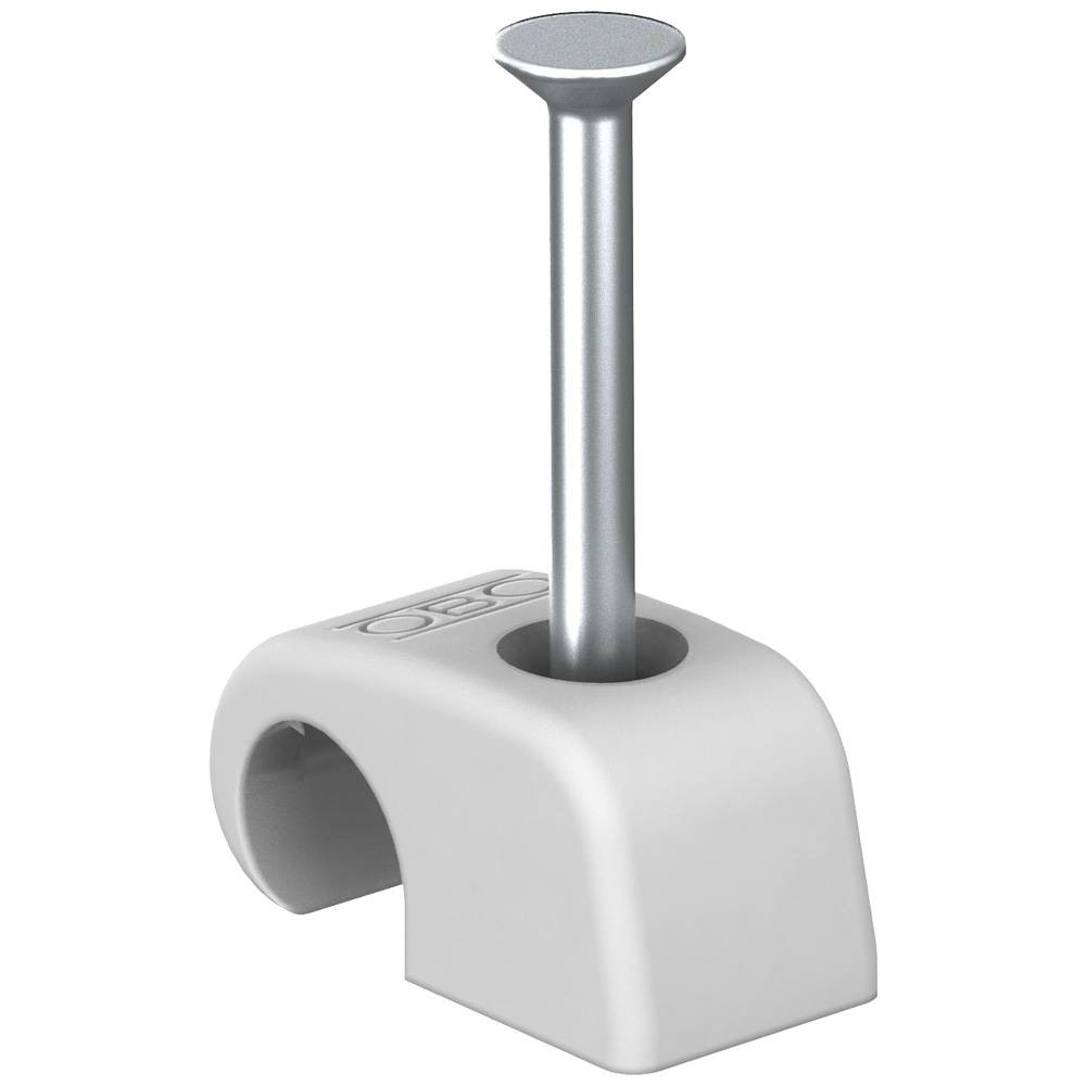 Cavalier OBO Bettermann 2228629 gris pour faisceau de 7 mm max boîte de 100 pièces