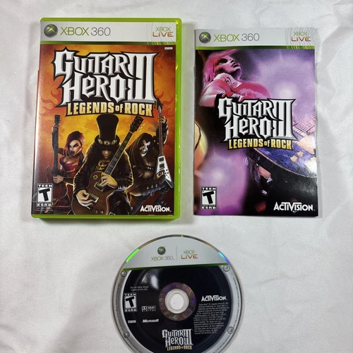 Guitar Hero III 3 Legends of Rock | Xbox 360 Game Complete
