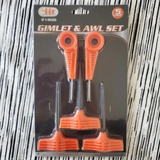 NEW - Illinois Industrial Tool (IIT) 21800 Gimlet & Awl 5 PIECE Set