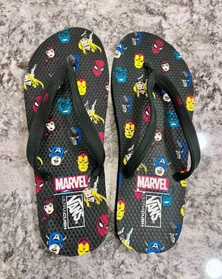 Vans UltraCush Marvel Collaboration Flip-Flop Sandals Size 12